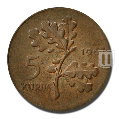 5 Kurus | 1967 | KM 890.1 | R