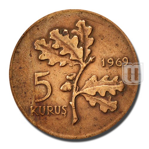 5 Kurus | 1969 | KM 890.2 | R