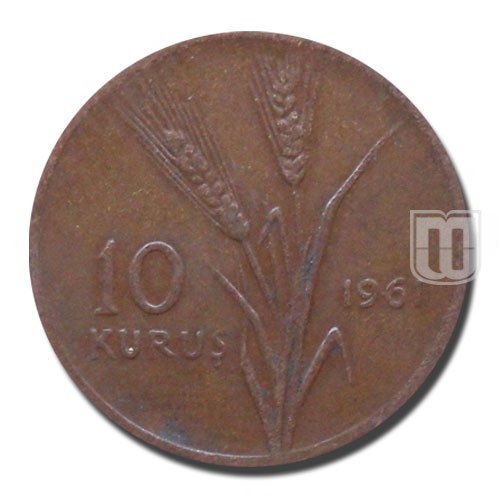 10 Kurus | 1961 | KM 891.1 | R