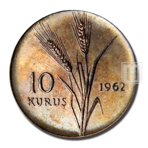 10 Kurus | 1962 | KM 891.1 | R