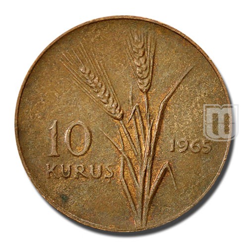 10 Kurus | 1965 | KM 891.1 | R