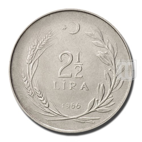 Two and Half Lira | 1966 | KM 893.1 | R