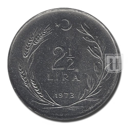 Two and Half Lira | 1973 | KM 893.2 | R