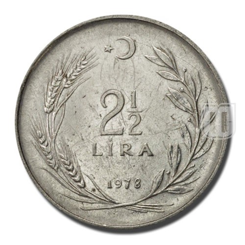 Two and Half Lira | 1978 | KM 893.2 | R
