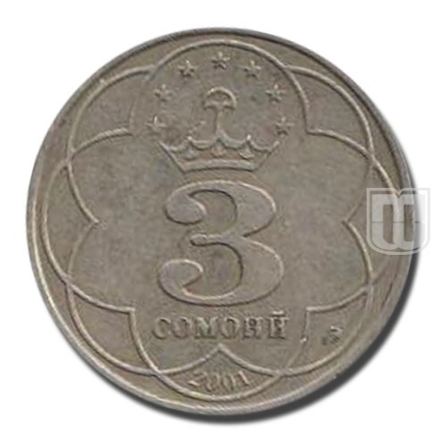 3 Somoni | 2001 | KM 8 | R