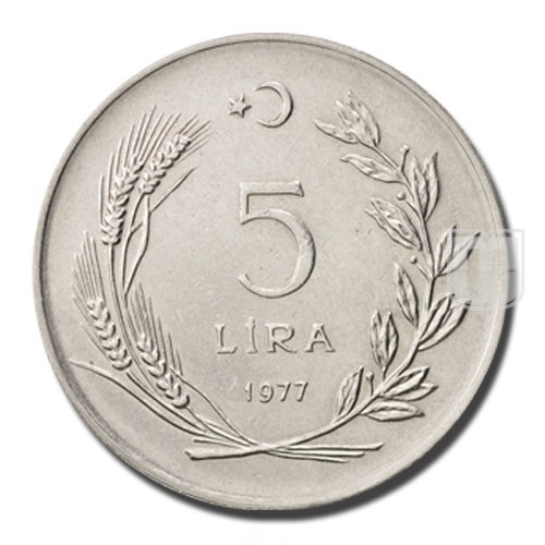 5 Lira | 1977 | KM 905 | R
