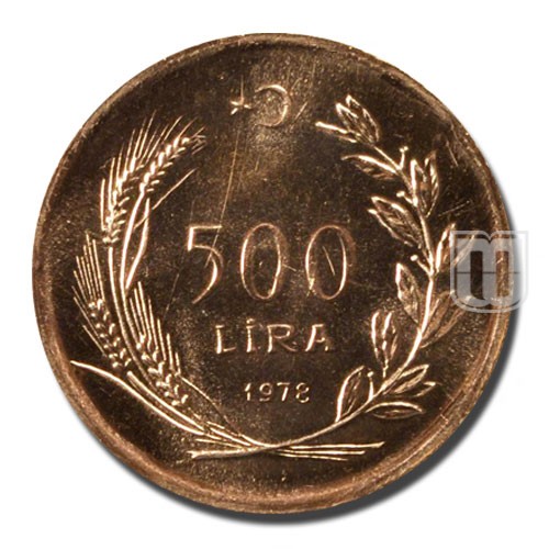 500 Lira | 1978 | KM 920 | O