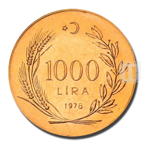 1000 Lira | 1978 | KM 922 | O