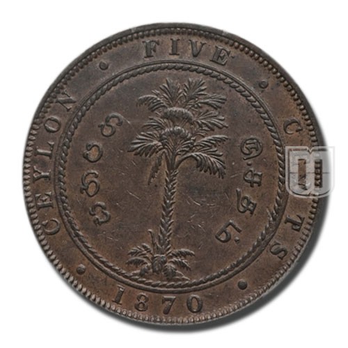 5 Cents | 1870 | KM 93 | R