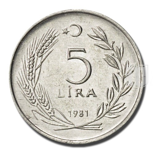 5 Lira | 1981 | KM 944 | R