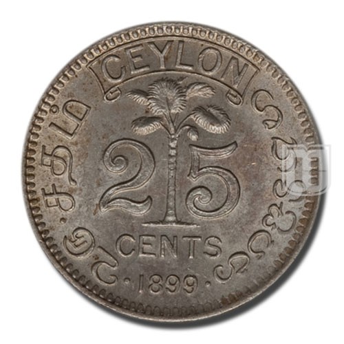 25 Cents | 1899 | KM 95 | R