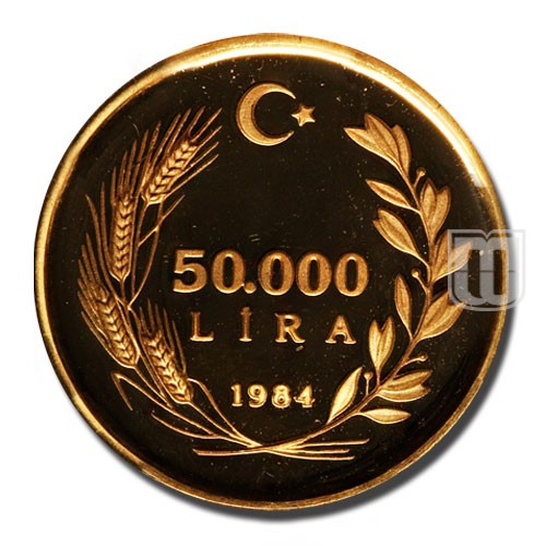 50000 Lira (50 Bin Lira) | 1984 | KM 973 | O