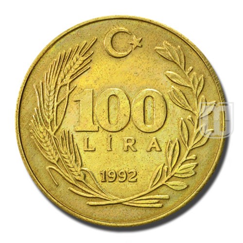 100 Lira | 1992 | KM 988 | R