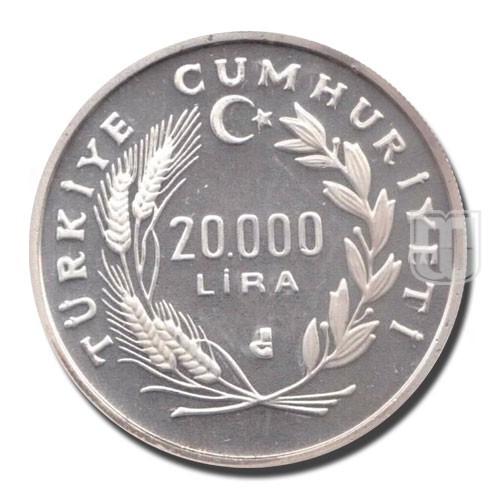 20000 Lira (20 Bin Lira) | 1990 | KM 992 | O