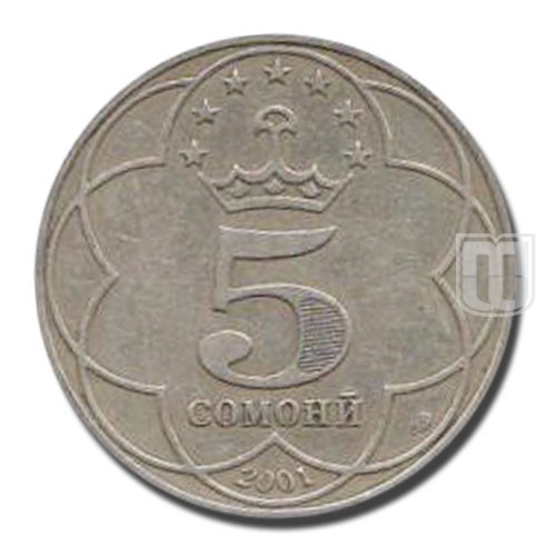 5 Somoni | 2001 | KM 9 | R