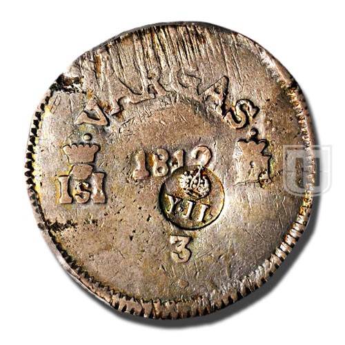8 Reales | No Date (1834-37) | KM A118 | O