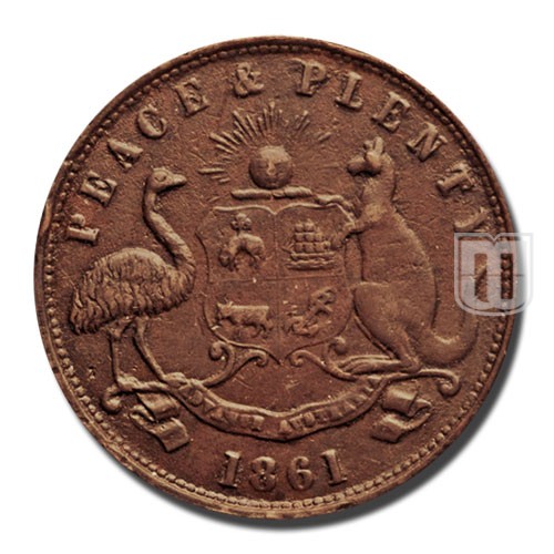 Half Penny | 1861 | KM Tn132 | O