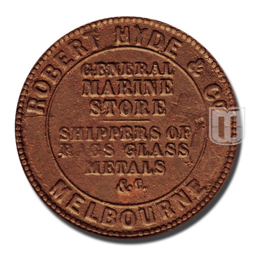 Half Penny | 1861 | KM Tn132 | R