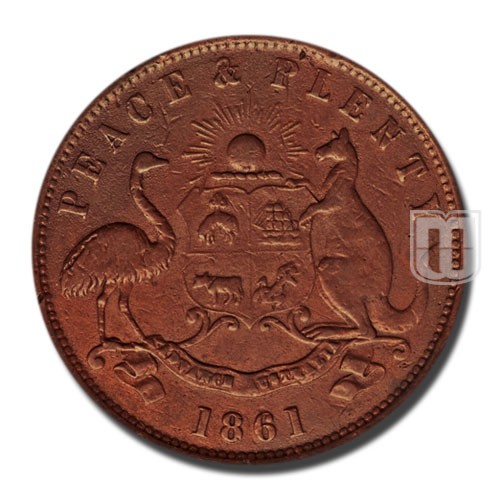 Penny | 1861 | KM Tn133 | R