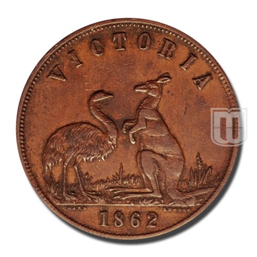 Half Penny | 1862 | KM Tn13 | R