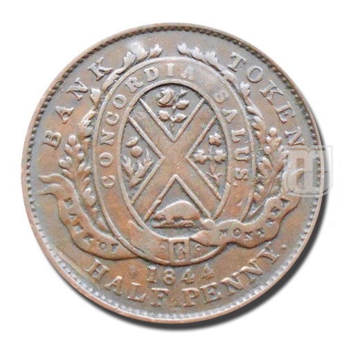 Sou (1/2 Penny) | 1844 | KM Tn18 | R