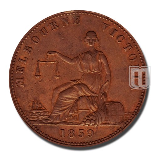 Penny | 1859 | KM Tn206 | R