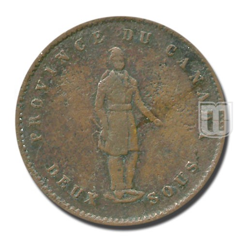 Two Sous (Penny) | 1852 | KM Tn21 | O