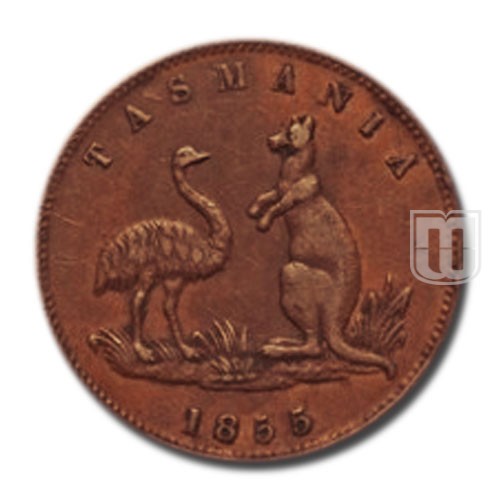 Half Penny | 1855 | KM Tn269 | R