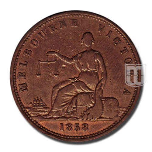 Penny | 1858 | KM Tn285.1 | R