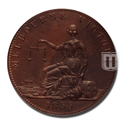 Penny | 1855 | KM Tn55 | R