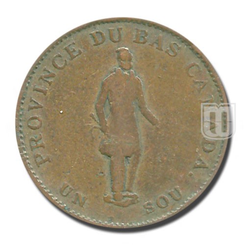 Sou (1/2 Penny) | 1837 | KM Tn8 | O