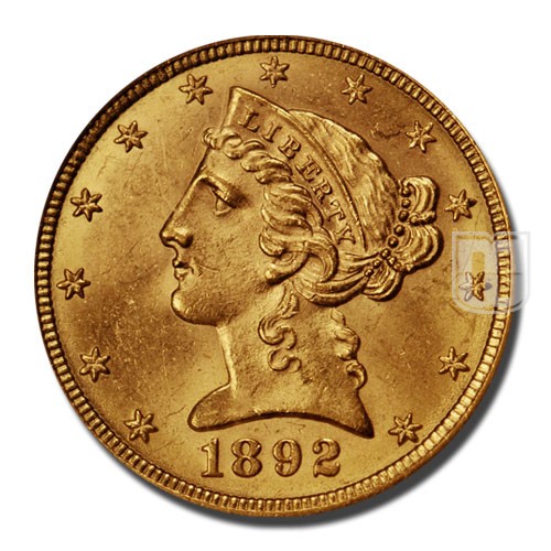 Half Eagle | 1892 | KM 101 | O