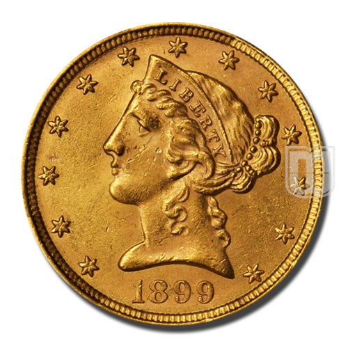 Half Eagle | 1899 | KM 101 | O