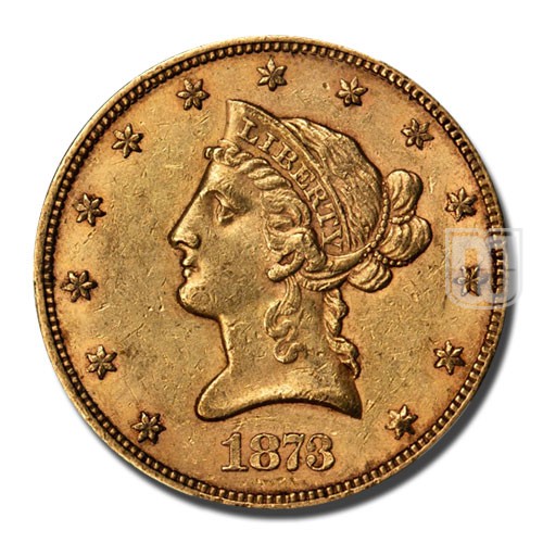 Ten Dollar | 1873 | KM 102 | O