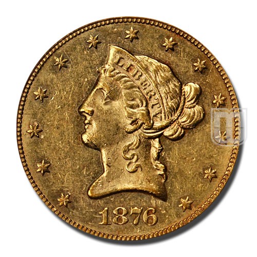 Ten Dollar | 1876 | KM 102 | O