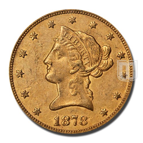 Ten Dollar | 1878 | KM 102 | O