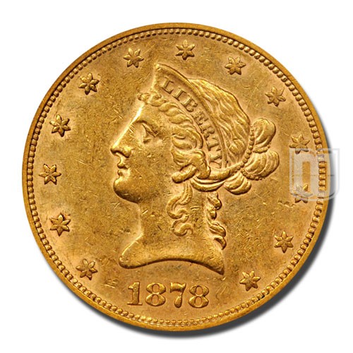 Ten Dollar | 1878 | KM 102 | O