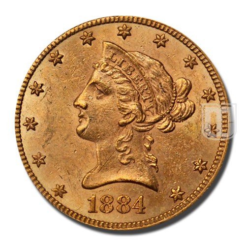 Ten Dollar | 1884 | KM 102 | O