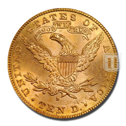 Ten Dollar | 1888 | KM 102 | R