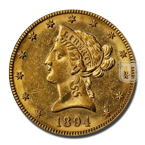 Ten Dollar | 1894 | KM 102 | O