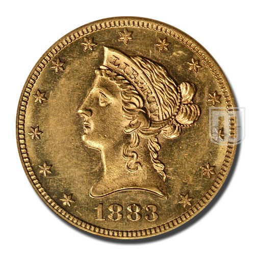 Ten Dollar | 1883 | KM 102 | O
