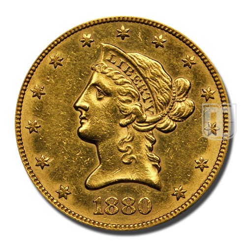 Ten Dollar | 1880 | KM 102 | O