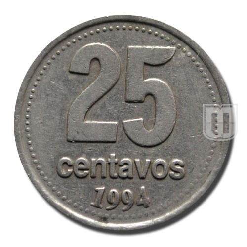 25 Centavos | 1994 | KM 110a | R