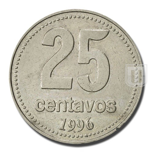 25 Centavos | 1996 | KM 110a | R
