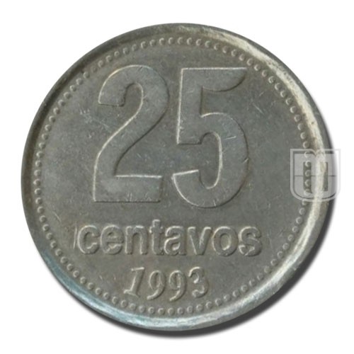 25 Centavos | 1993 | KM 110a | R