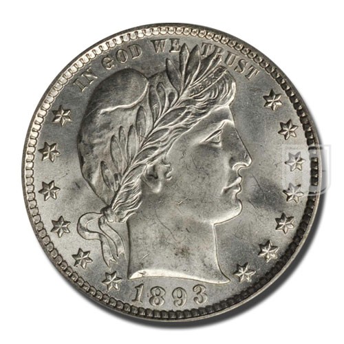 Quarter Dollar | 1893 | KM 114 | O