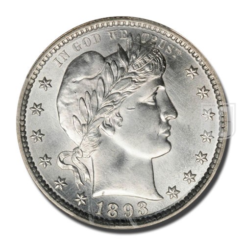 Quarter Dollar | 1893 | KM 114 | O