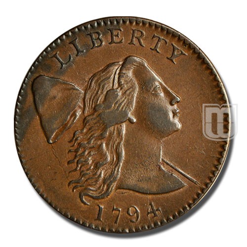 Cent | 1794 | KM # 13 | O