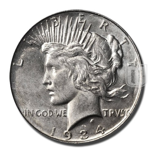 One Dollar | 1934 | KM # 150 | O