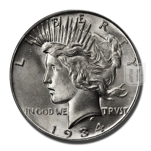 One Dollar | 1934 | KM # 150 | O